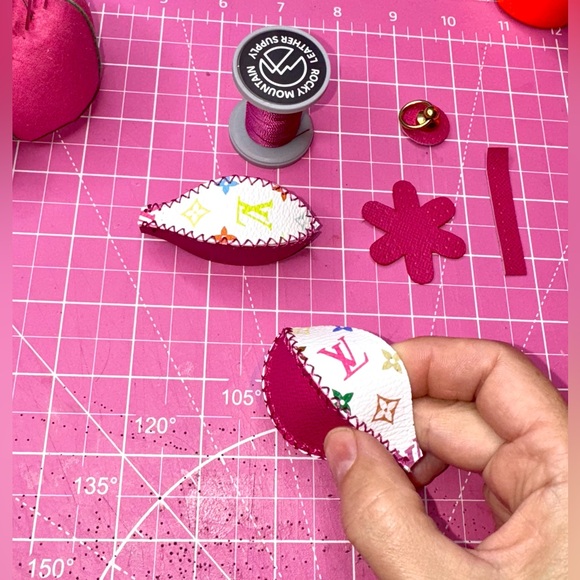 💝 Murakami Hot Air Balloon 🎈 bag charm handmade from Authentic Louis Vuitton - Picture 10 of 12